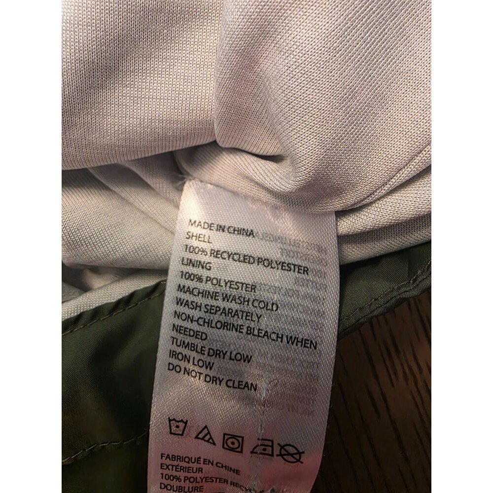 Prana Ladies Green Windbreaker Jacket XS Loose Fit Drawstring Hem - Picture 9 of 11